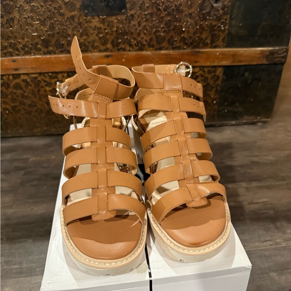 Dolce Vita Brown Strappy Sandals